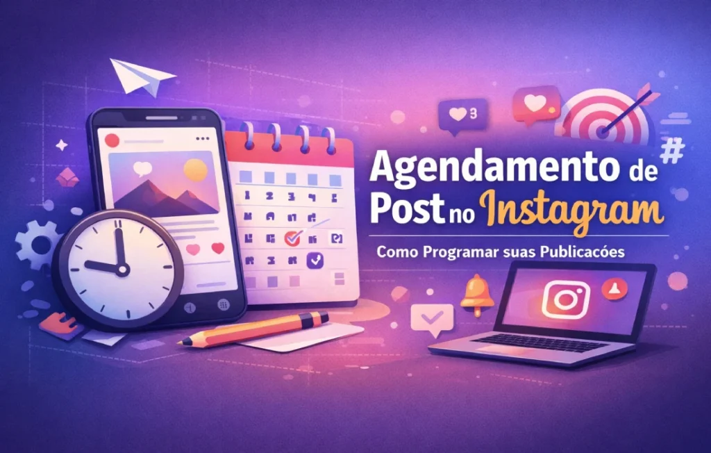 Agendamento de post no Instagram