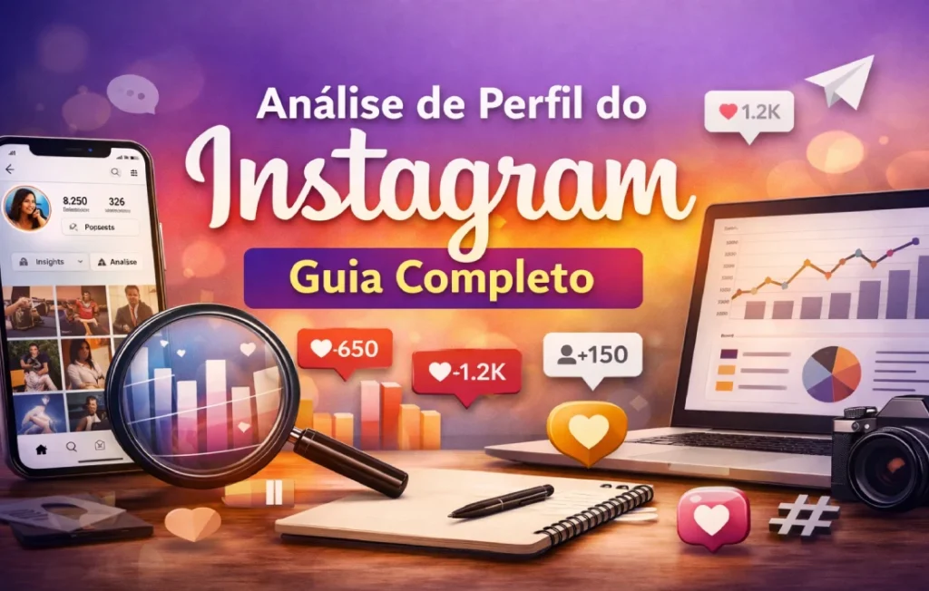 Análise de perfil do Instagram
