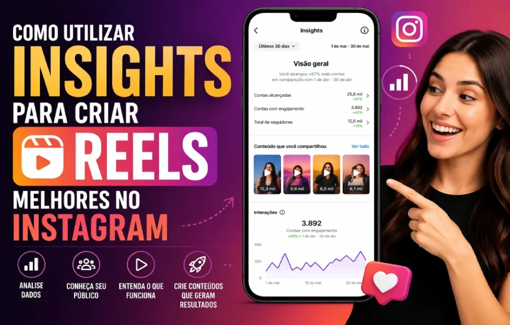Como Usar Insights para Criar Reels Melhores no Instagram