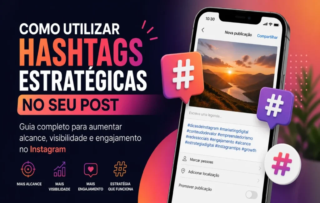 Como Utilizar Hashtags Estratégicas no Seu Post