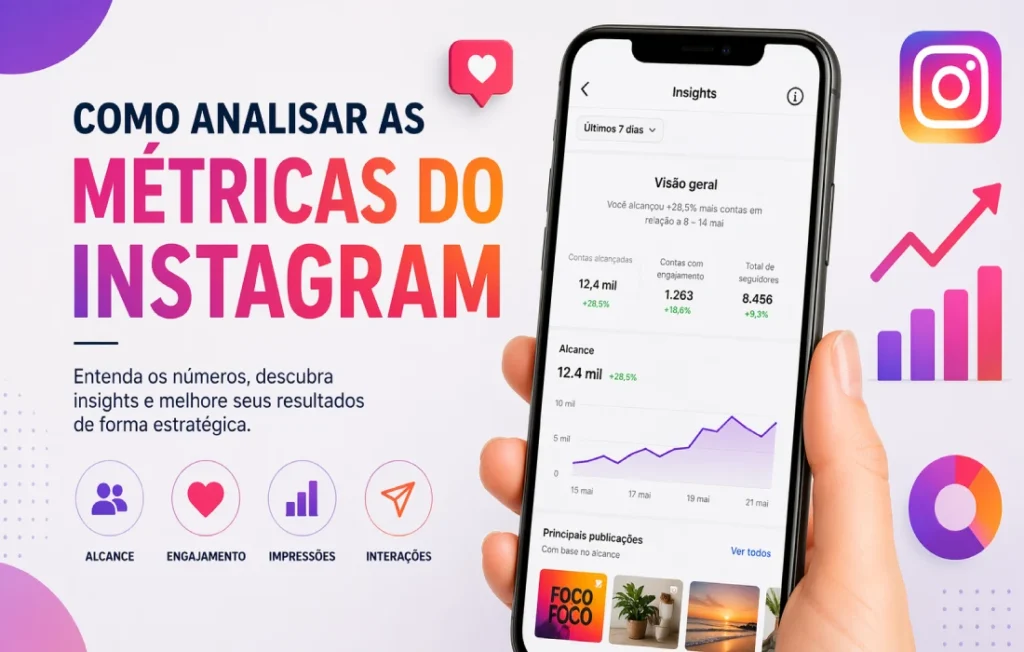 Como analisar as métricas do Instagram