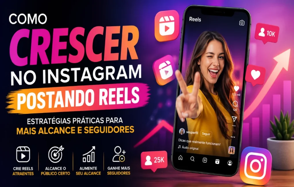 Como crescer no Instagram postando Reels