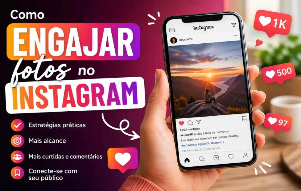 Como engajar fotos no Instagram