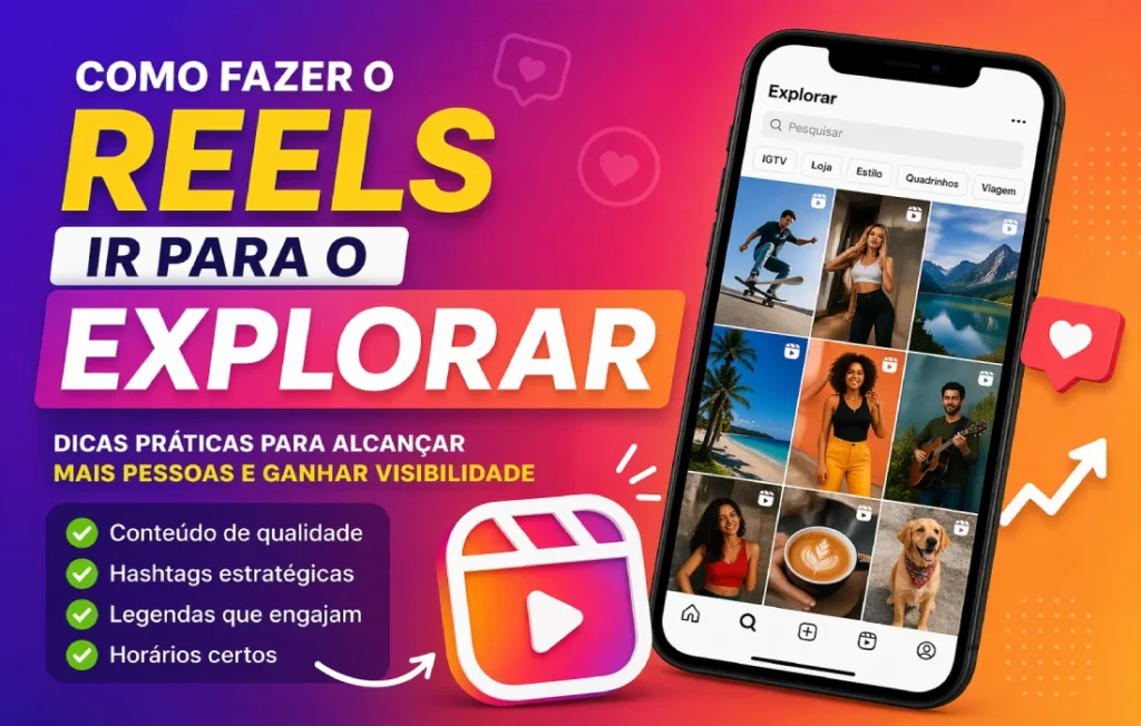Como fazer o reels ir para o explorar
