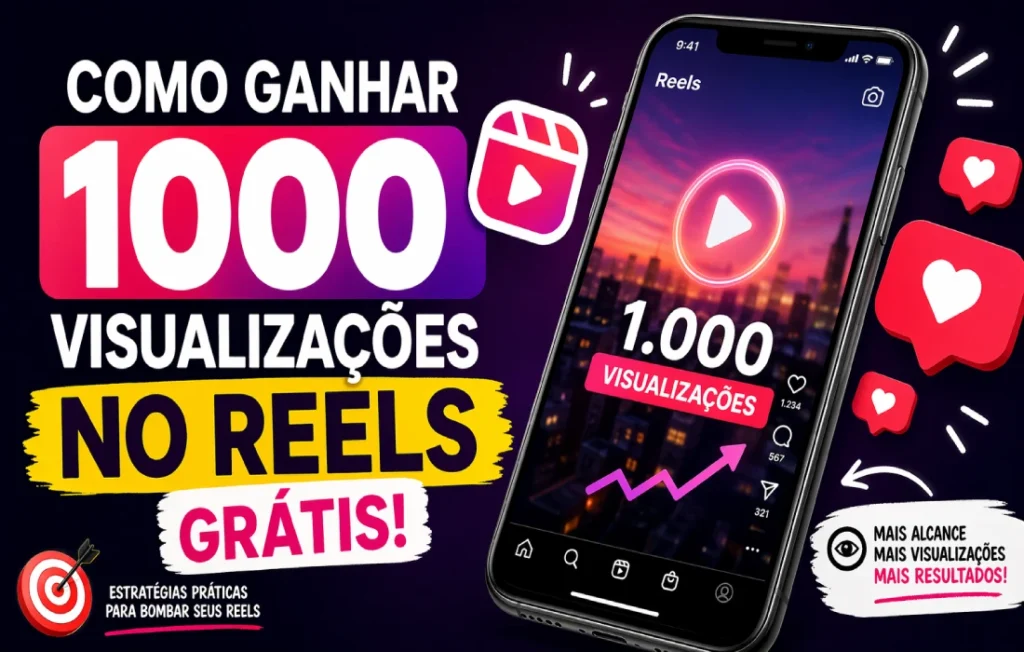 Como ganhar 1000 visualizações no Reels grátis