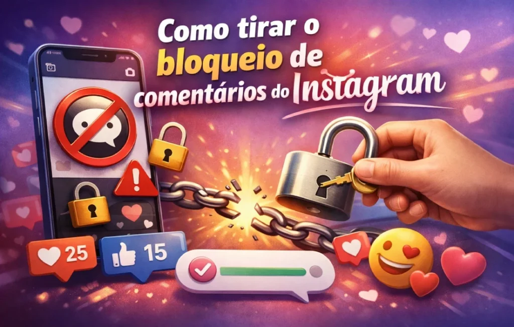 Como tirar o bloqueio de comentários do Instagram