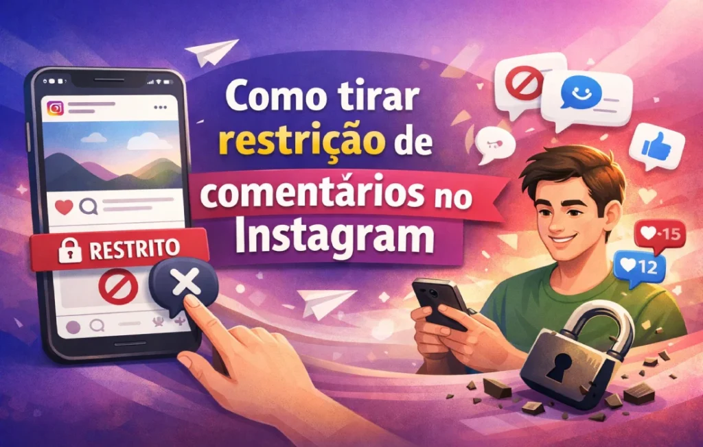 Como tirar restrição de comentários no Instagram