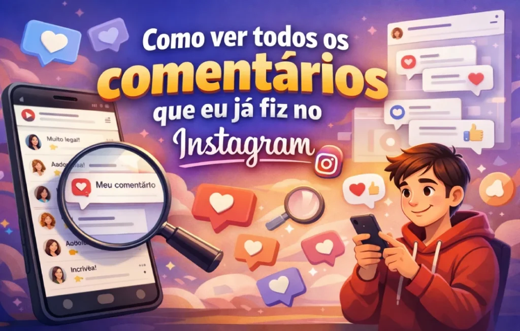 Como ver todos os comentários que eu já fiz no Instagram