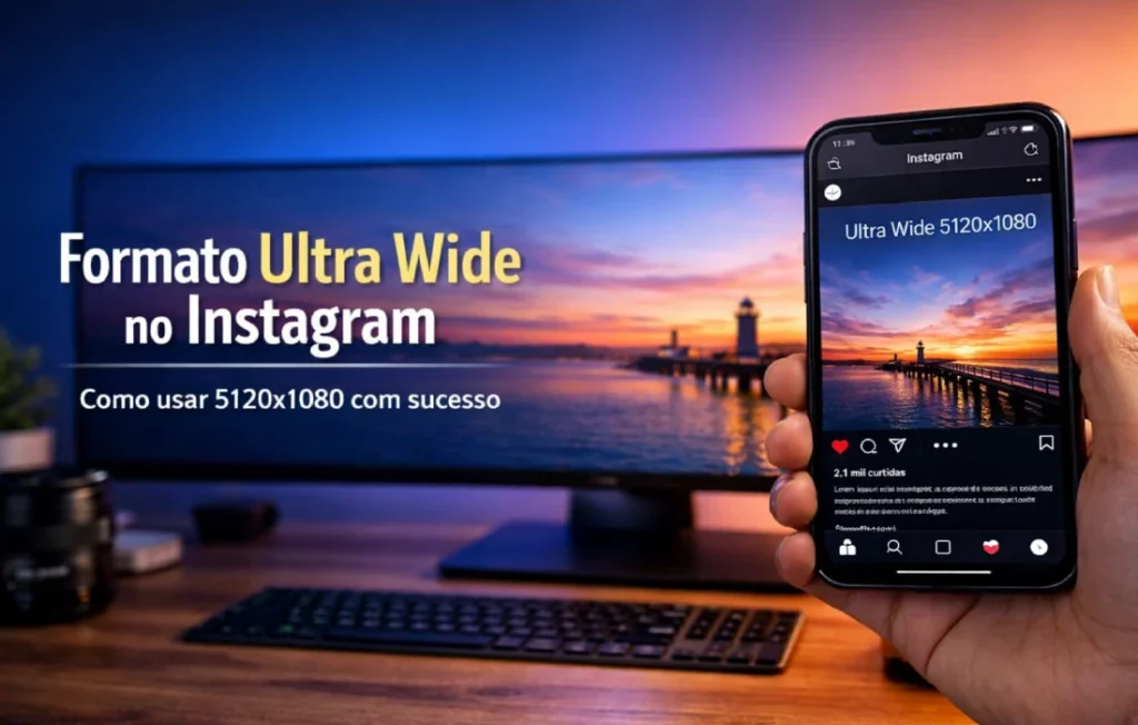 Formato ultra wide no Instagram