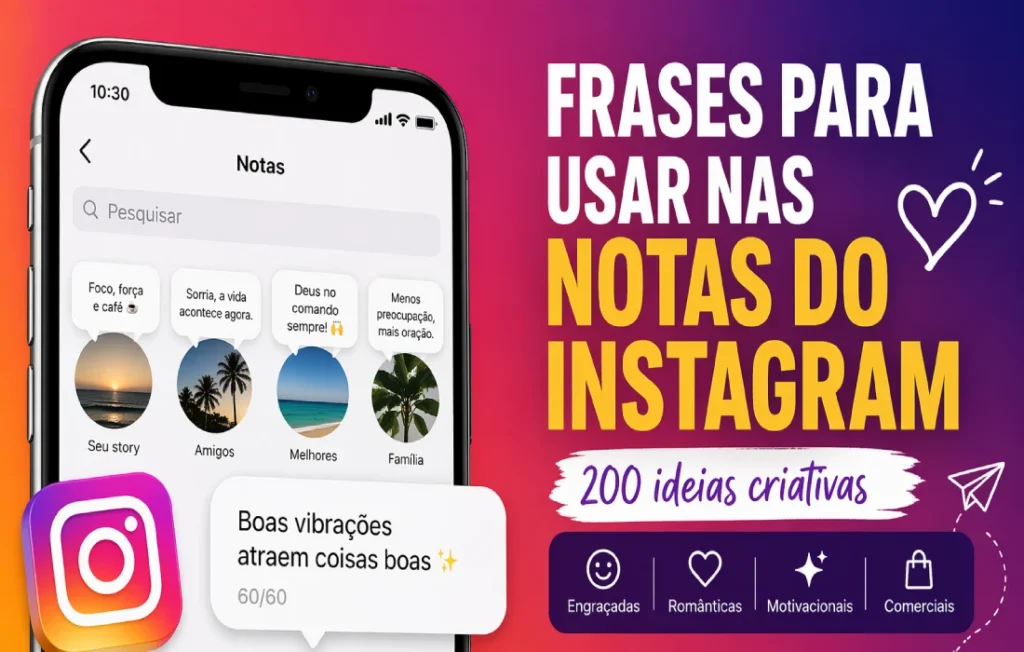 Frases para Usar nas Notas do Instagram