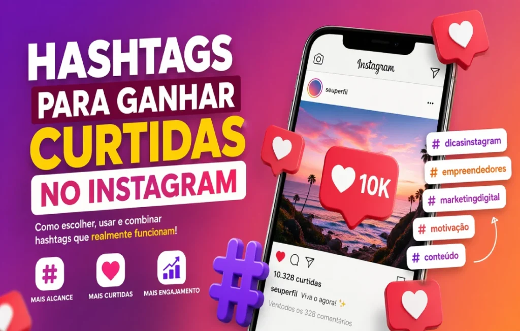 Hashtags para Ganhar Curtidas no Instagram