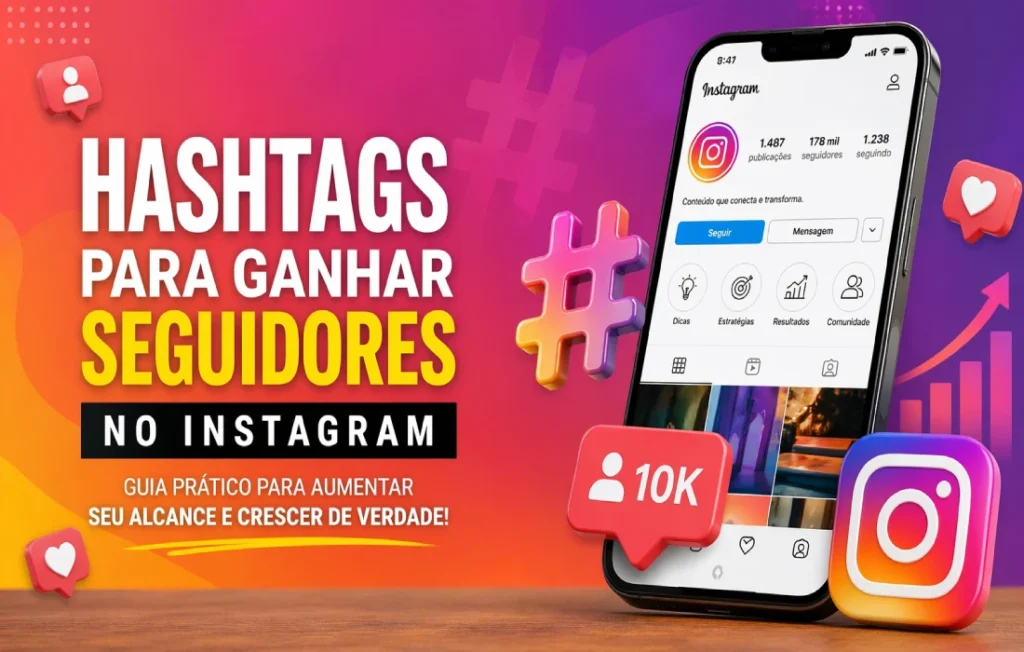 Hashtags para Ganhar Seguidores no Instagram