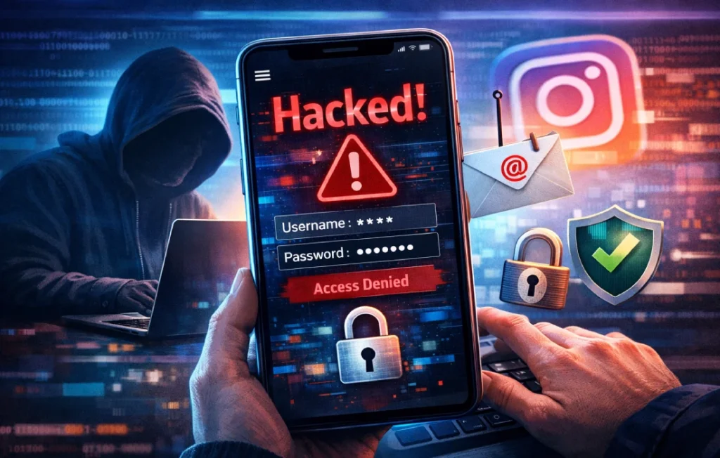 Instagram hackeado