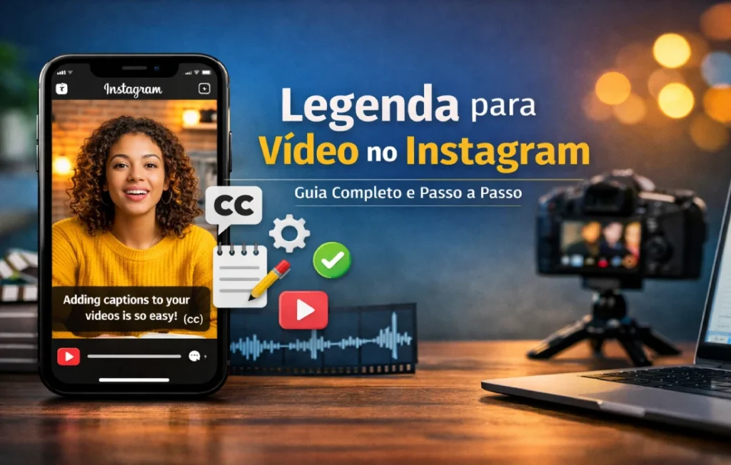 Legenda para vídeo no Instagram