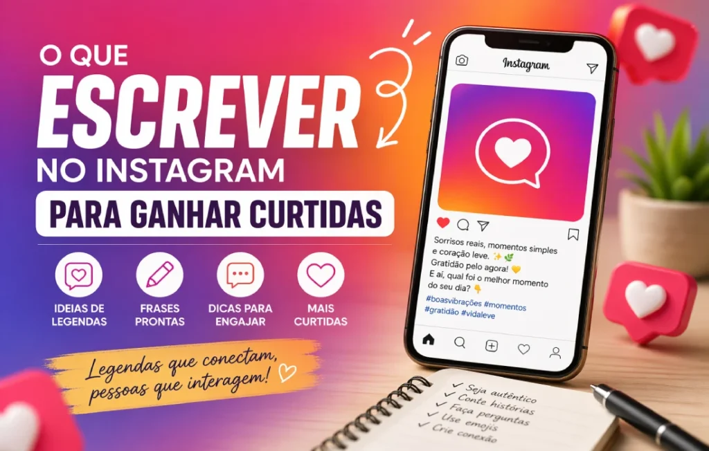 O que escrever no Instagram para ganhar curtidas
