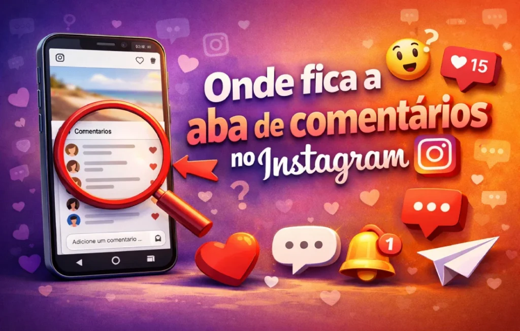 Onde fica a aba de comentários no Instagram