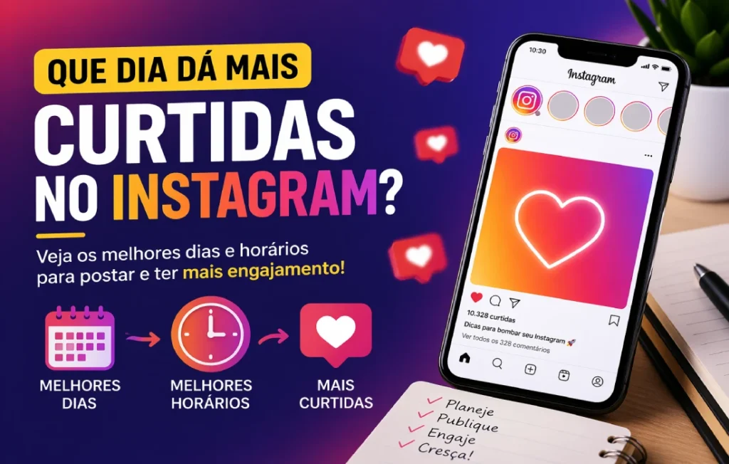 Que dia dá mais curtidas no Instagram
