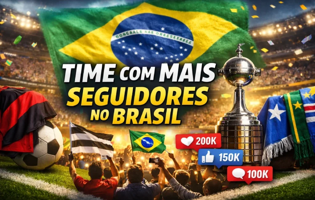 Time com mais seguidores no Brasil