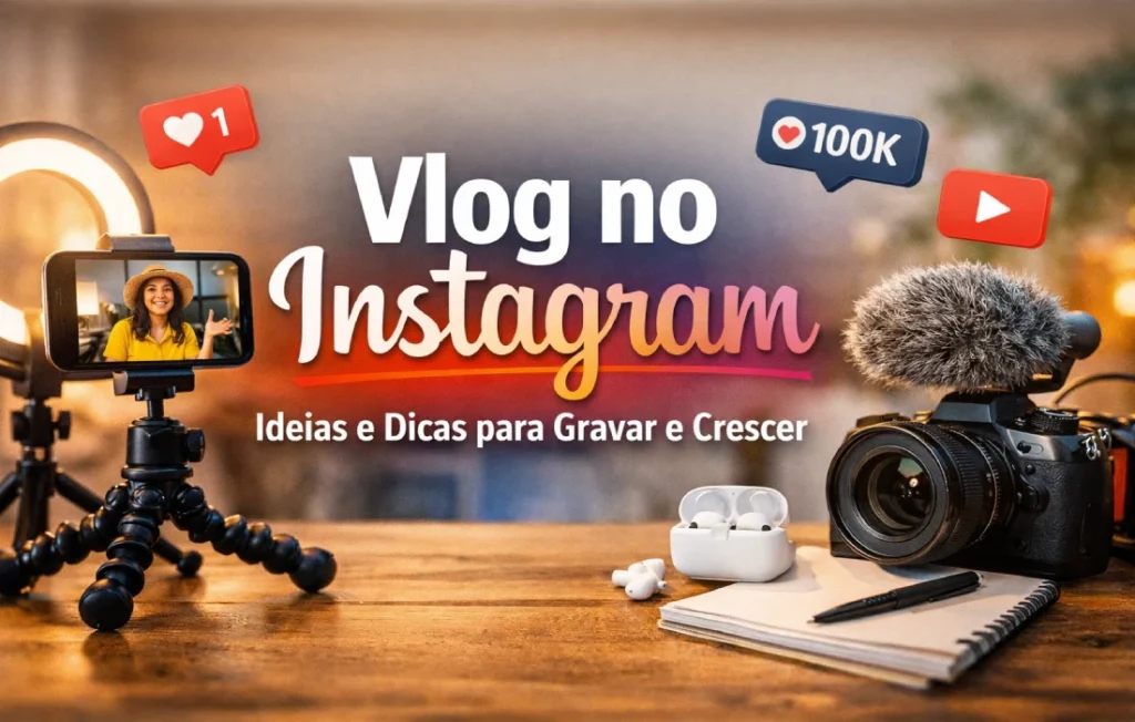 vlog no Instagram